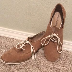 Audrey Brooke Alice suade loafers. Super soft!